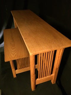 White Oak Coffee Sofa Table