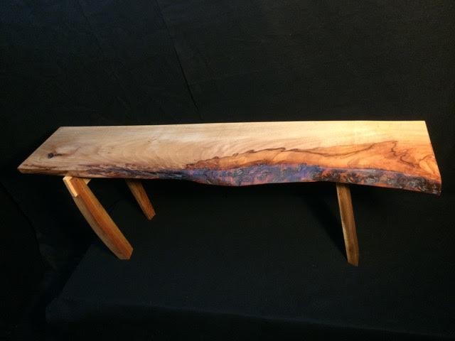 Live Edge Pecan Slab Coffee Table
